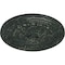 Ekena Millwork Alexa Ceiling Medallion (Fits Canopies up to 2 7/8"), 20 1/2"OD x 1 7/8"P, Painted Turtle Crackle CM20ALPTC - alternate 2